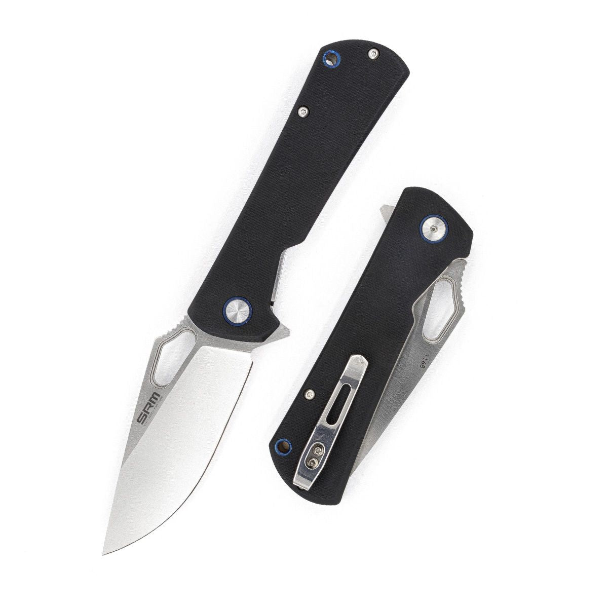 Folding Blade Knife 1168 - Black - OutdoorTravelGear.com