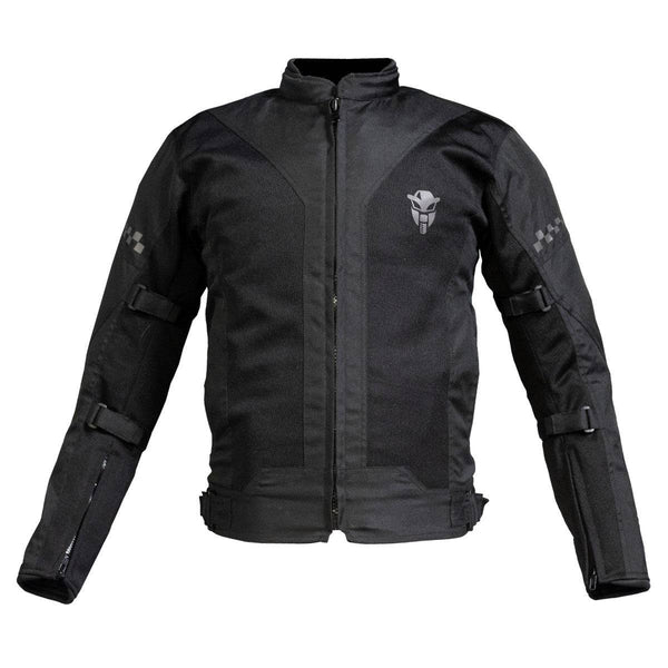 Breezer Mesh Motorcycle Riding Jacket - Black - Level 2 - OutdoorTravelGear.com