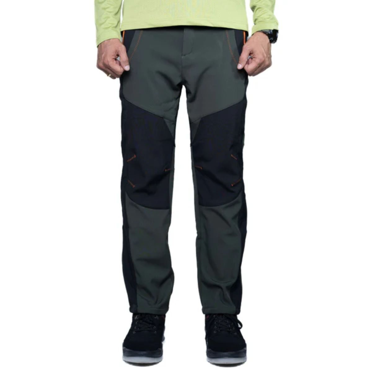 K2 Cold Weather Trekking & Travel Pants- Sherpa Series - Olive - OutdoorTravelGear.com