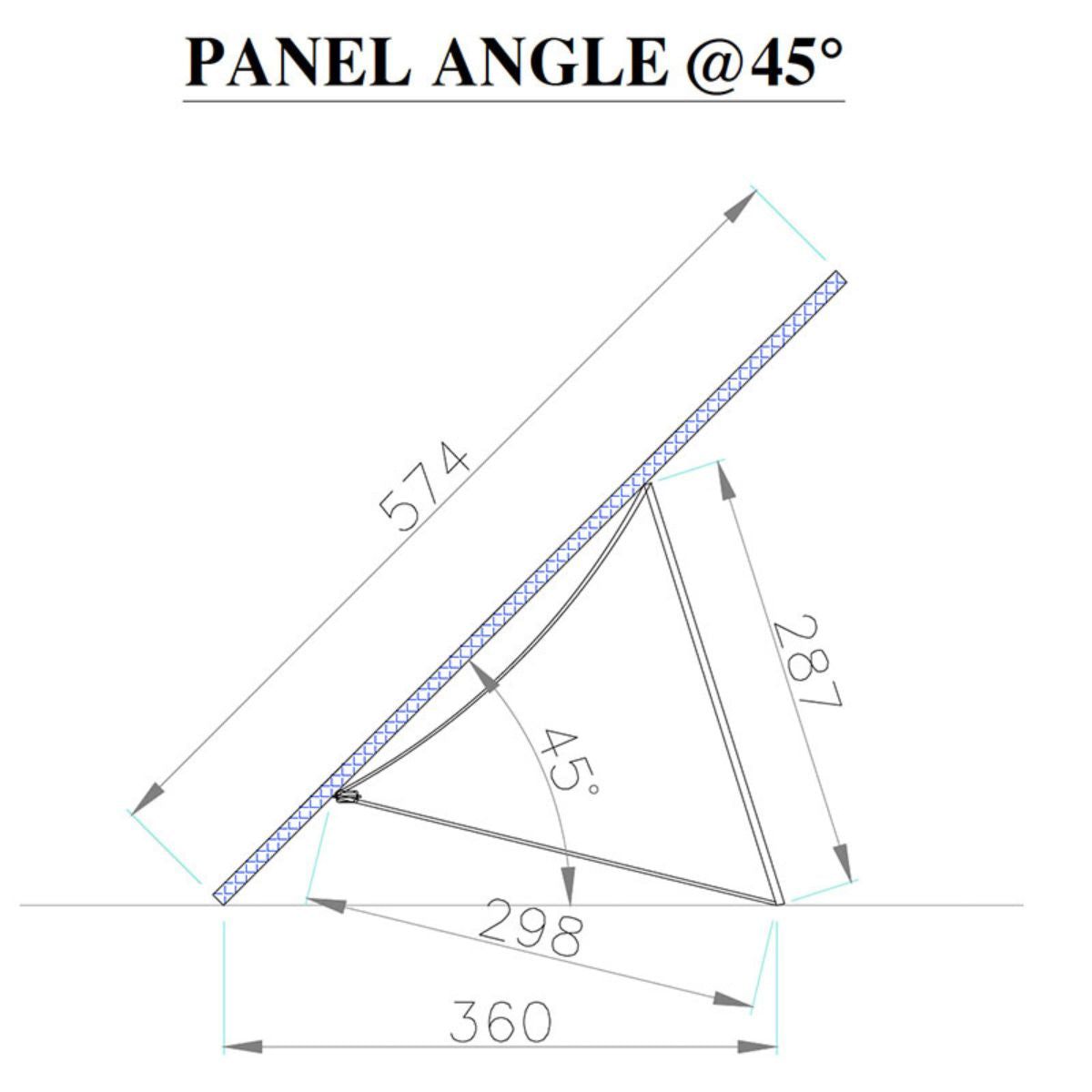 Foldable Solar Panel - 3 Folds with Stand - 12V 200W 5