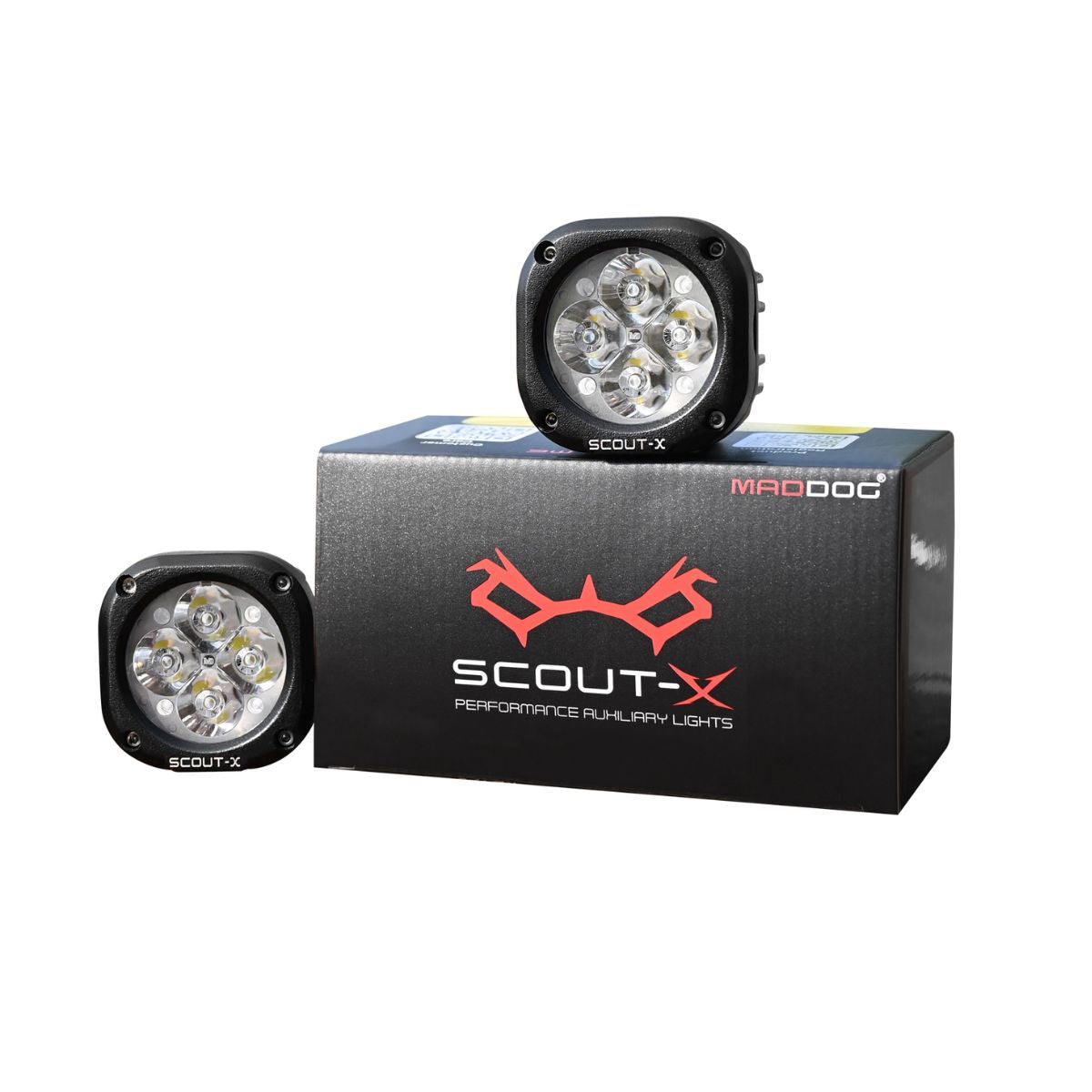 Scout-X Auxiliary Light for Motorcycles - 20 Watts - OutdoorTravelGear.com