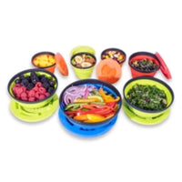 X-Seal & Go Collapsible Food Containers - Small - OutdoorTravelGear.com