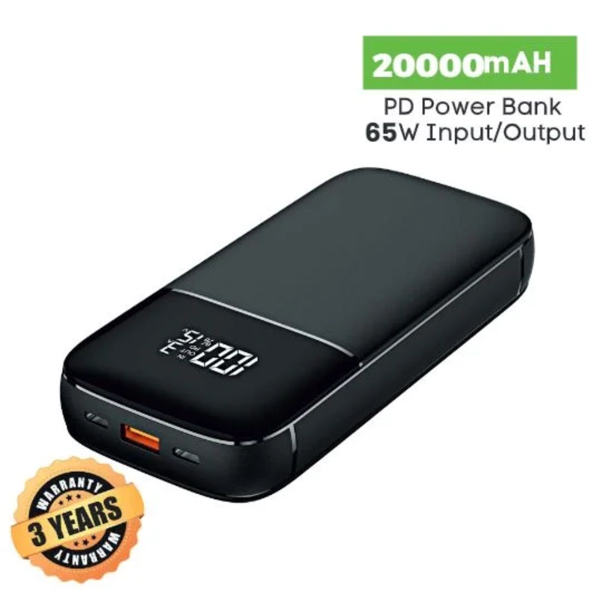 Compact Laptop Power Bank - 65W - 74Wh - 20000mAh 6