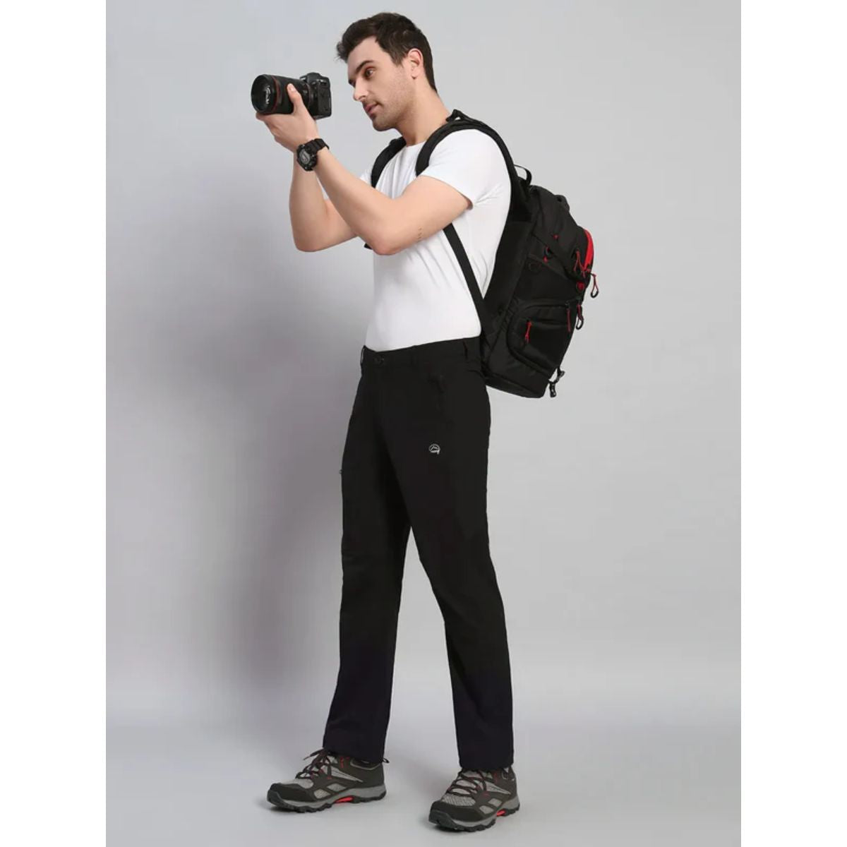 Men's Nomadic Lite Pants - Ultralight | Warm Weather Pants - Black - OutdoorTravelGear.com