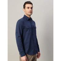 Men's TechFlex Cargo Shirt - Navy - OutdoorTravelGear.com