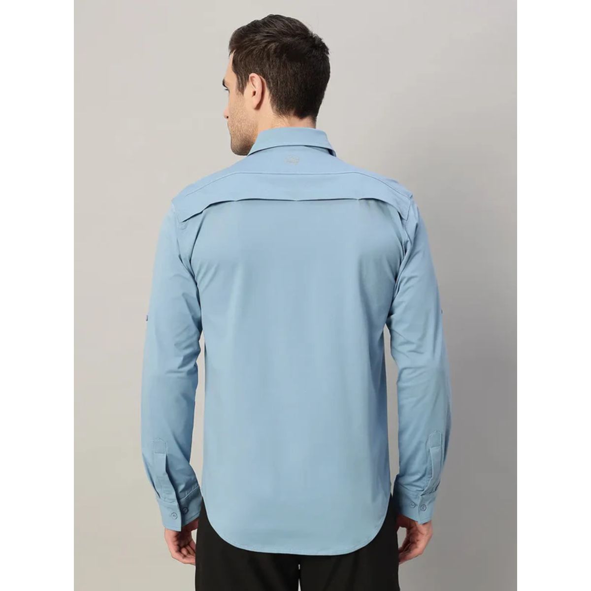 Men's TechFlex Cargo Shirt - Dusk Blue - OutdoorTravelGear.com