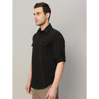 Men's TechFlex Cargo Shirt - Black - OutdoorTravelGear.com