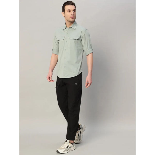 Men's TechFlex Cargo Shirt - Sage Green - OutdoorTravelGear.com