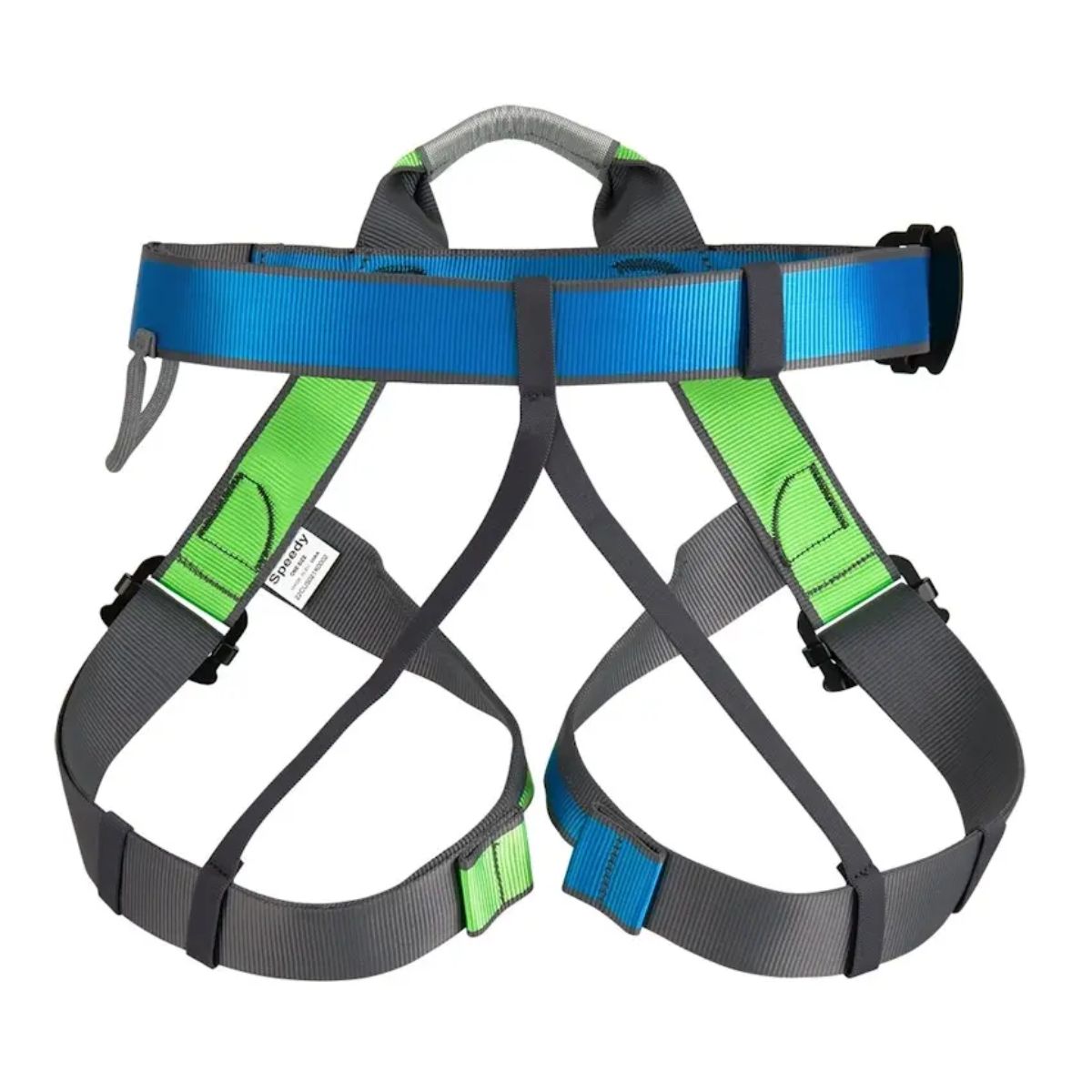 Speedy Harness - Non-padded - Green + Aqua - OutdoorTravelGear.com