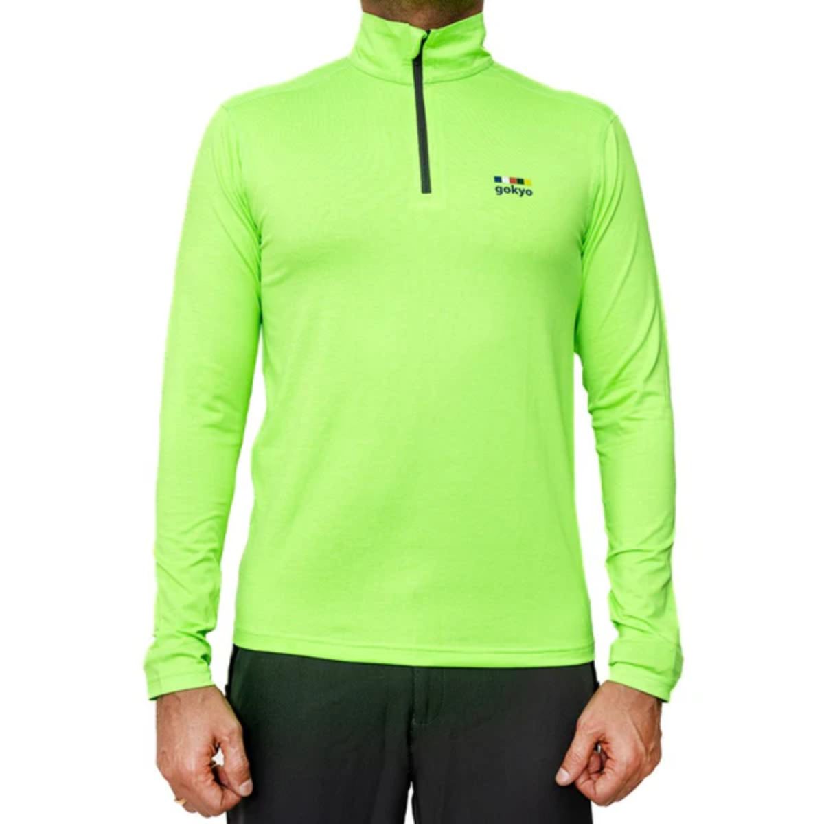 Kaza All Season Outdoor & Trekking T-Shirt upto 5°C - Alpine Series - Neon Green