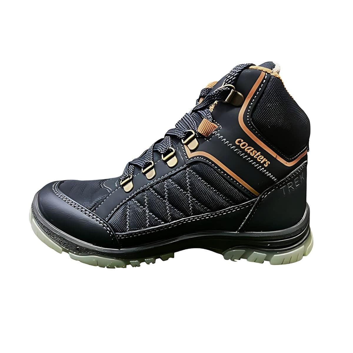 CTR Trek-2 - High Ankle Light Weight Trekking and Hiking Shoes - Cement 1