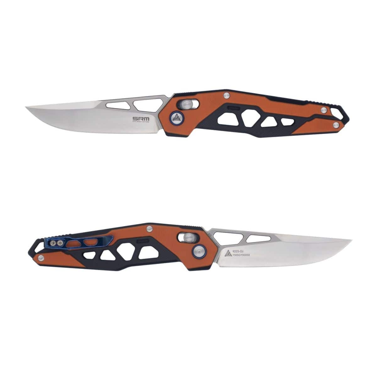 Mecha Pocket Folding Knife 9225-GJ - Orange 2