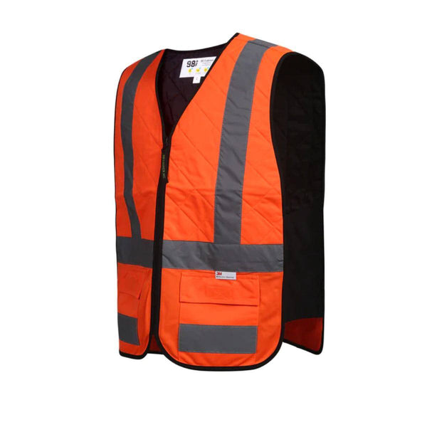 Cool Vest EVO - High Vis Reflective Cooling Vest - Orange - OutdoorTravelGear.com