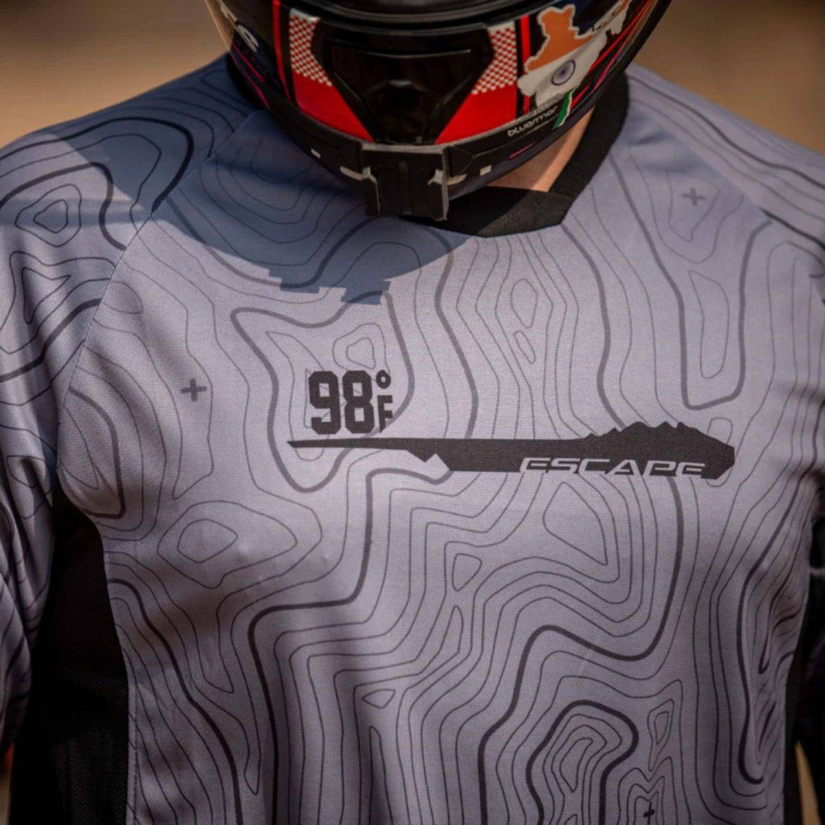 Moto Jersey Escape - Canyon Series - Grey