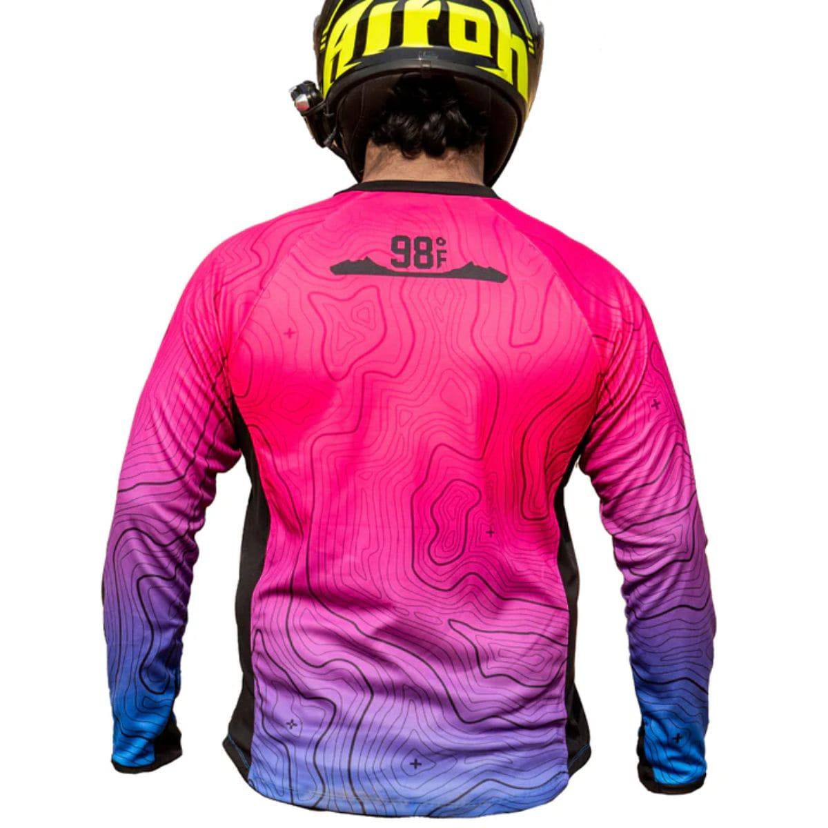 Moto Jersey Escape - Canyon Series - Pink & Blue