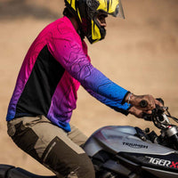 Moto Jersey Escape - Canyon Series - Pink & Blue