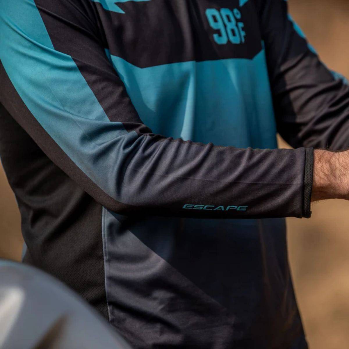 Moto Jersey Escape - Classic Series - Blue & Black - OutdoorTravelGear.com