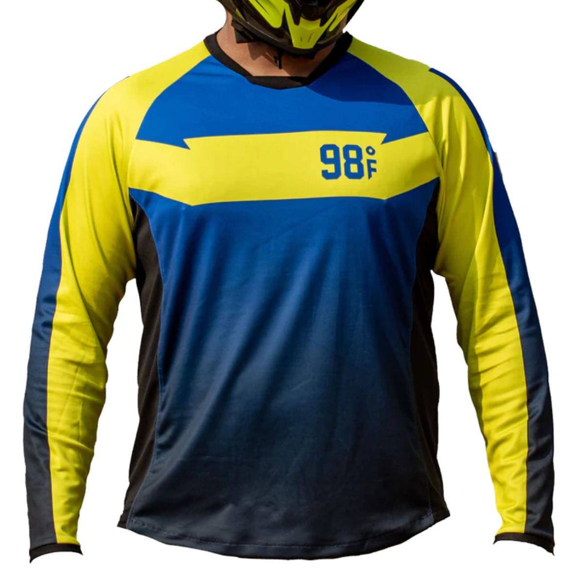 Moto Jersey Escape - Classic Series - Yellow & Blue