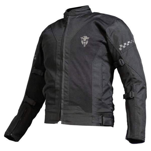 Breezer Mesh Motorcycle Riding Jacket - Black - Level 2 - OutdoorTravelGear.com