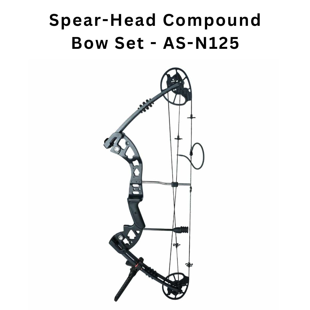 ARMOR Spear-Head Compound Bow – AS-N125 + Arrow  Sets + Archery Accessories