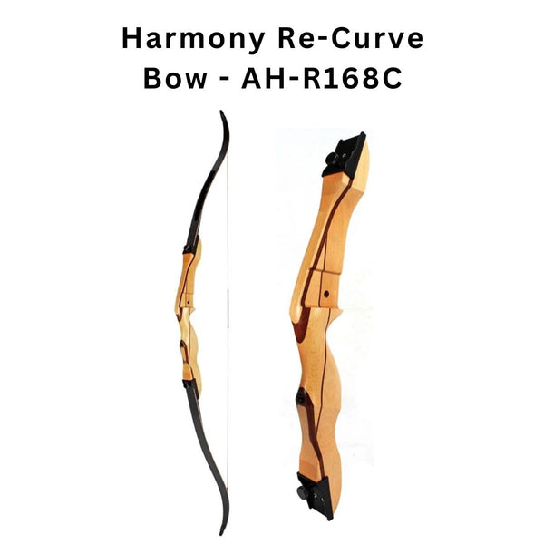 ARMOR Harmony Re-Curve Bow - AH-R168C + Arrow  Sets + Archery Accessories - OutdoorTravelGear.com