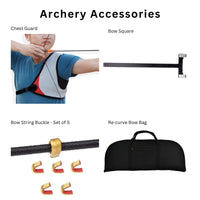 ARMOR Harmony Re-Curve Bow - AH-R168C + Arrow  Sets + Archery Accessories - OutdoorTravelGear.com