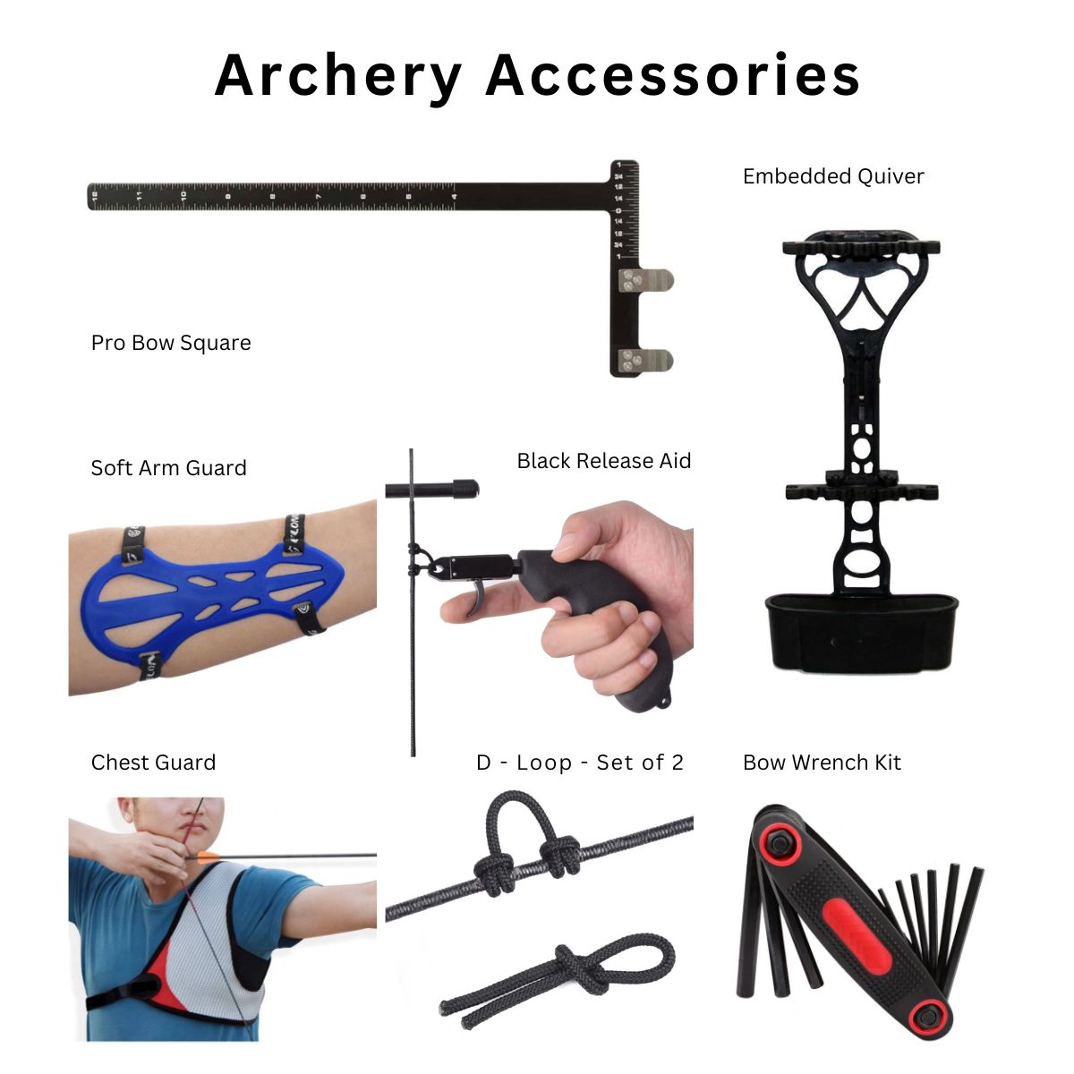 ARMOR Carbon AX1 Compound Bow - AC-AX1 + Arrow  Sets + Archery Accessories