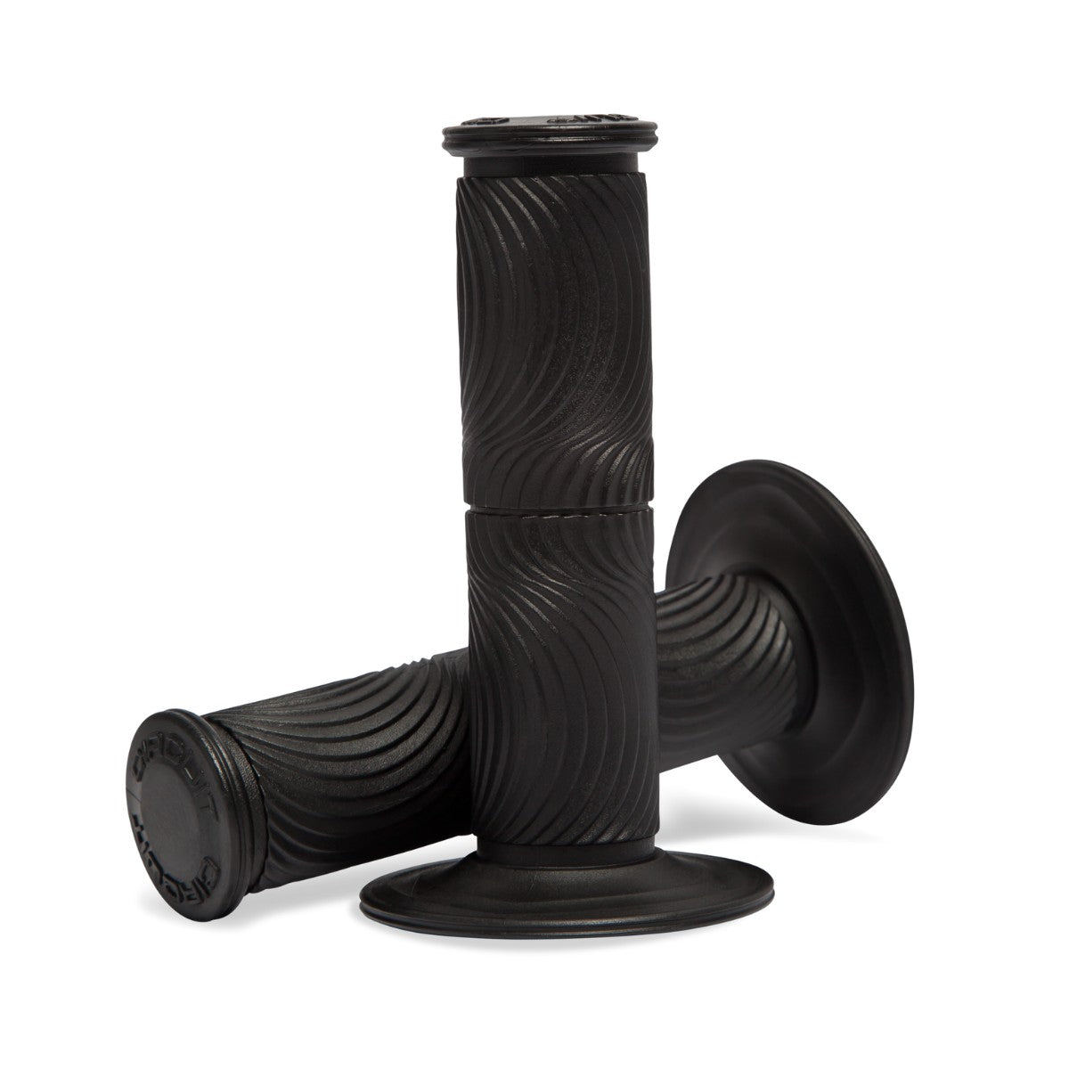 Cobra II Motorcycle Handlebar Grips - Black - OutdoorTravelGear.com