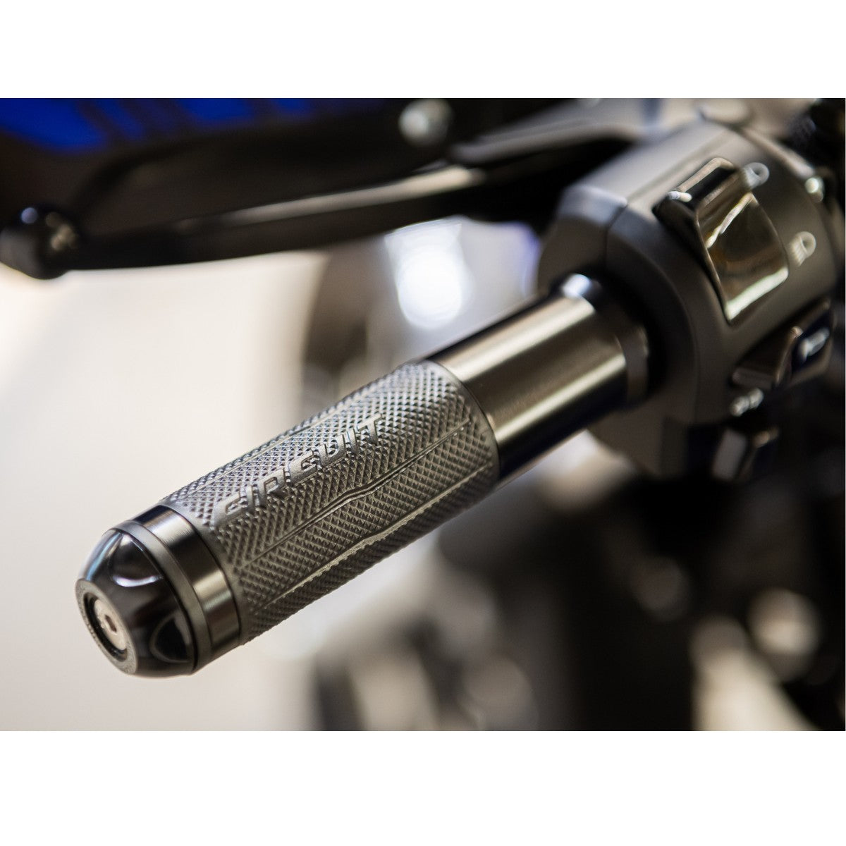 Silverstone Motorcycle Handlebar Grips - Black - OutdoorTravelGear.com