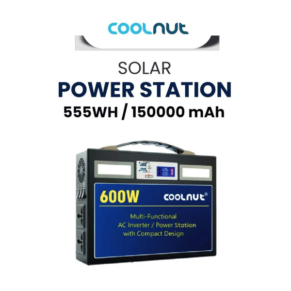 Compact Solar Power Station - 555Wh - 600Watt - 150000mAh 1