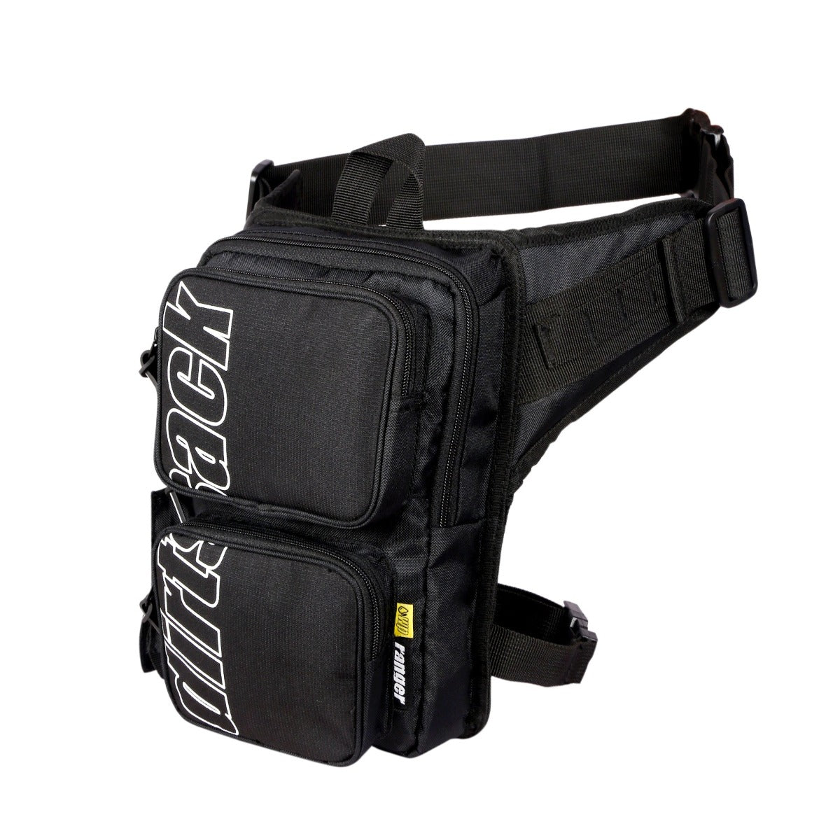 Black waterproof outlet fanny pack