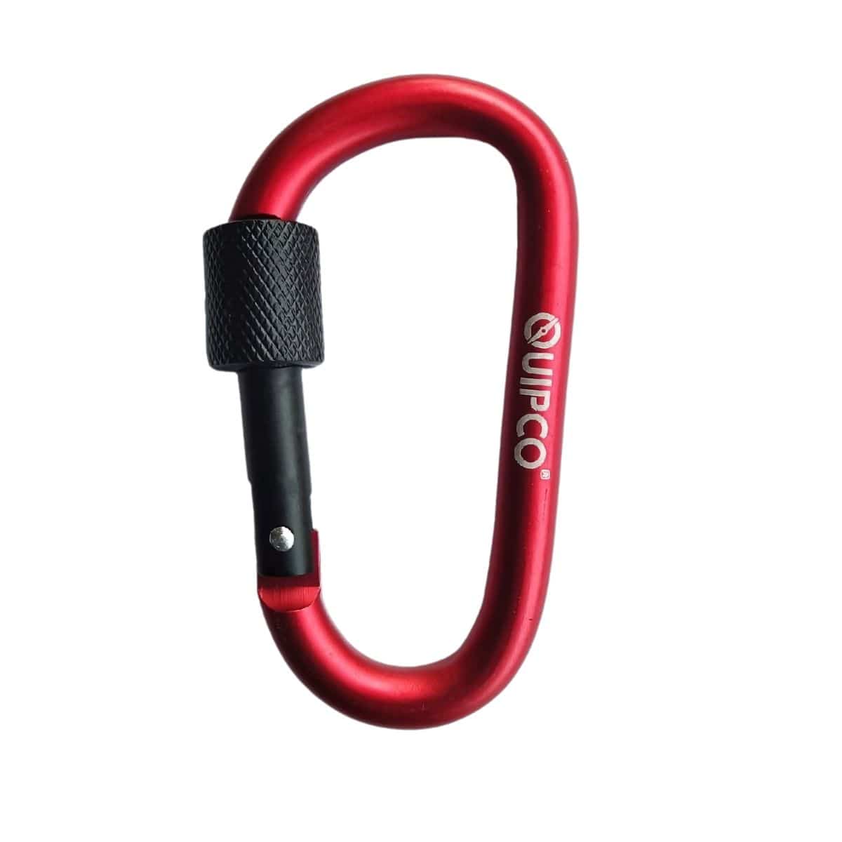 Coral Screwgate Accessory Carabiner - 8cms - Red 1