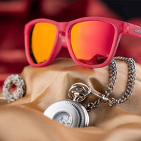 Raging Red Bull - Crimson Red Sunglasses - OutdoorTravelGear.com