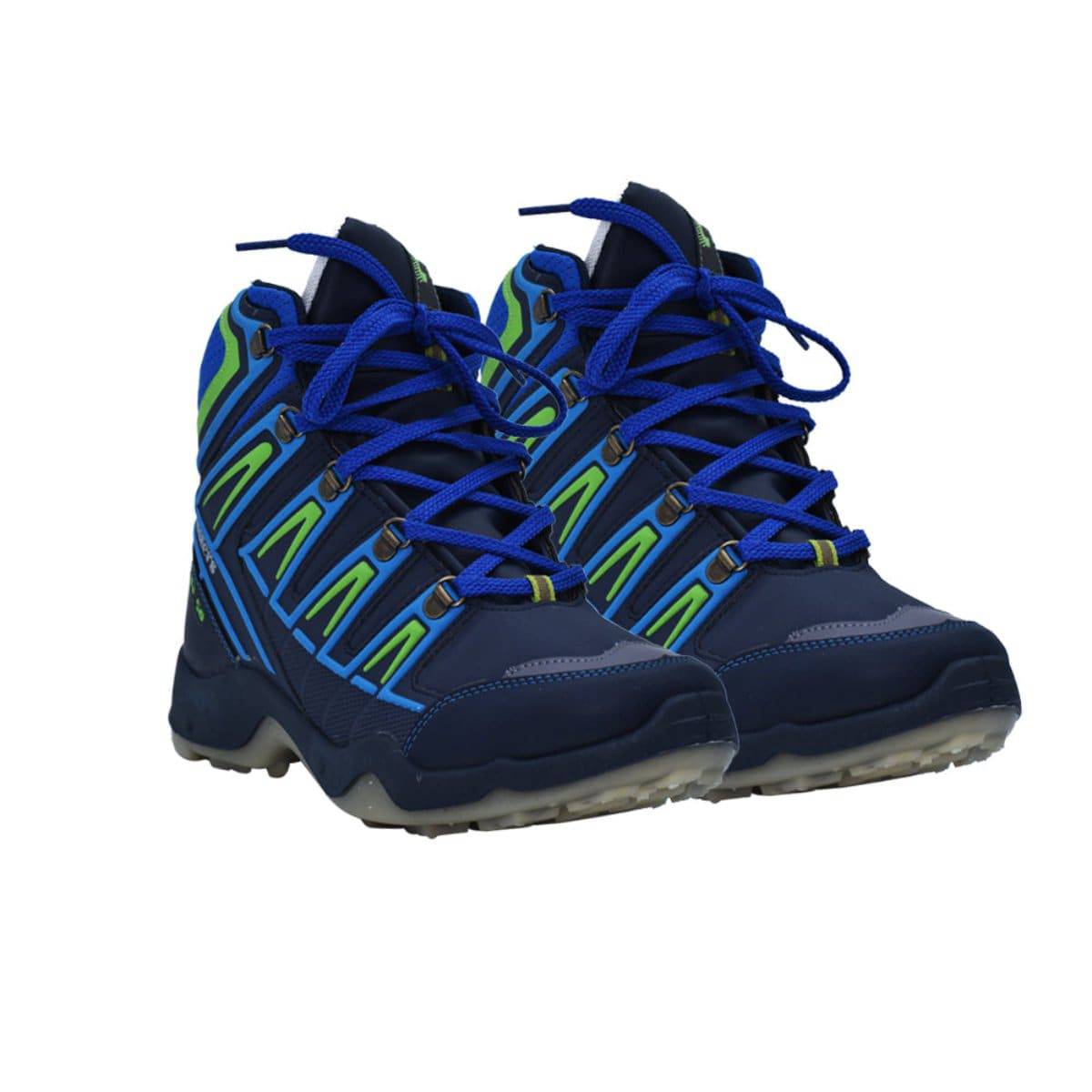 CTR Rub-50 High Ankle Trekking and Hiking Shoes - Blue 1