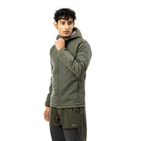 Quilted Winter Jacket for Daily Use | Hiking | Travelling - Army Green - OutdoorTravelGear.com