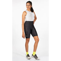 Womens Cycling Endurance Bibless Shorts - Padded Shorts - Evolve Prima - Black - OutdoorTravelGear.com