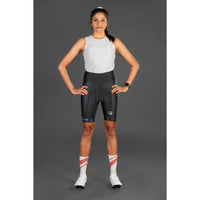 Womens Triathlon Padded Shorts - Verge Nuovo - Black - OutdoorTravelGear.com