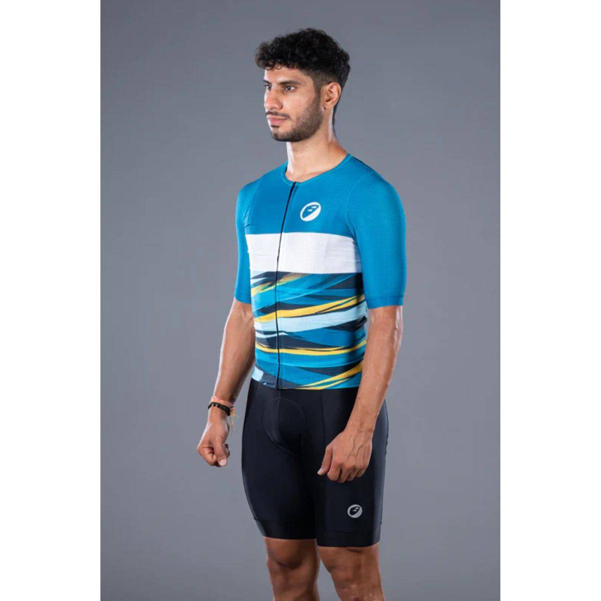 Mens Cycling Jersey - Race-fit - Lightening