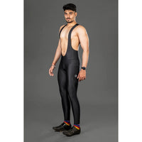 Mens Cycling Bib Full Tights - Gel Padded - Nightrider