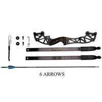 Wasp Re-Curve Bow - ARYS1 - SET A with 6 Fiberglass Arrows - Archery Equipment - OutdoorTravelGear.com