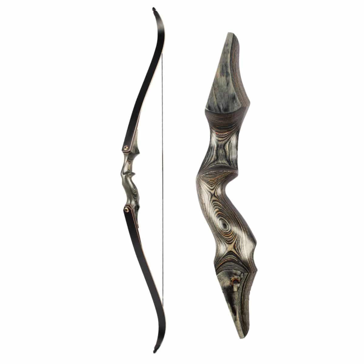 Black Hunter Re-Curve Bow - ABH-R171 - Archery Equipment - OutdoorTravelGear.com