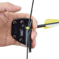 Leather Finger Tab - Left-Handed - 42FT05 - Archery Equipment - OutdoorTravelGear.com