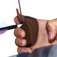 Leather Finger Tab - Right-Handed - ALSFGR - Archery Equipment - OutdoorTravelGear.com