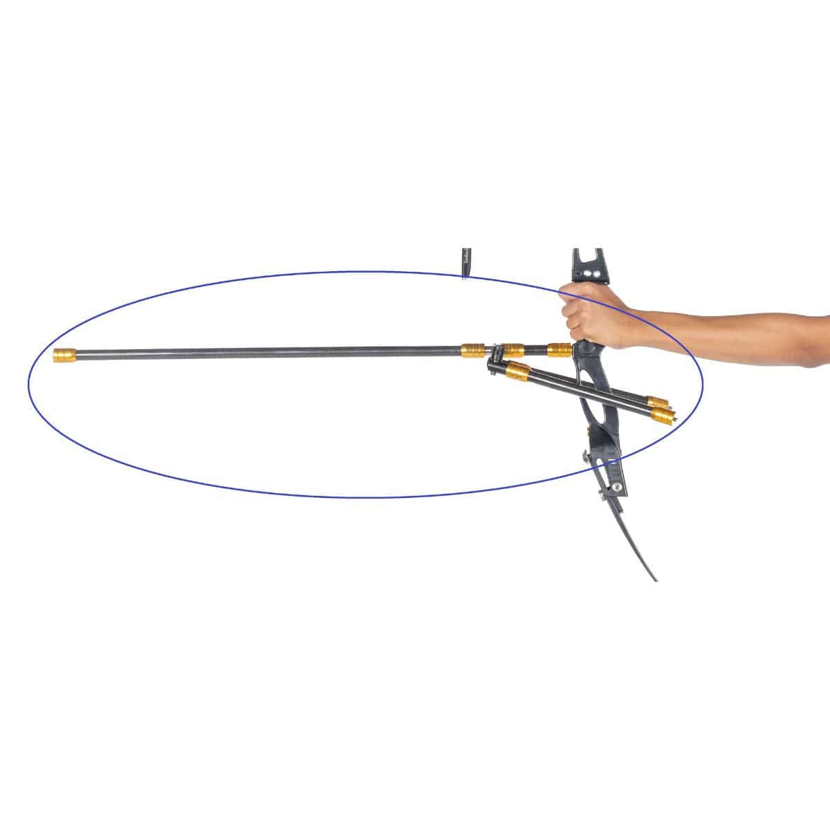 Re-Curve Professional Stabilizer - ARCPS - 01 - Archery Equipment - OutdoorTravelGear.com