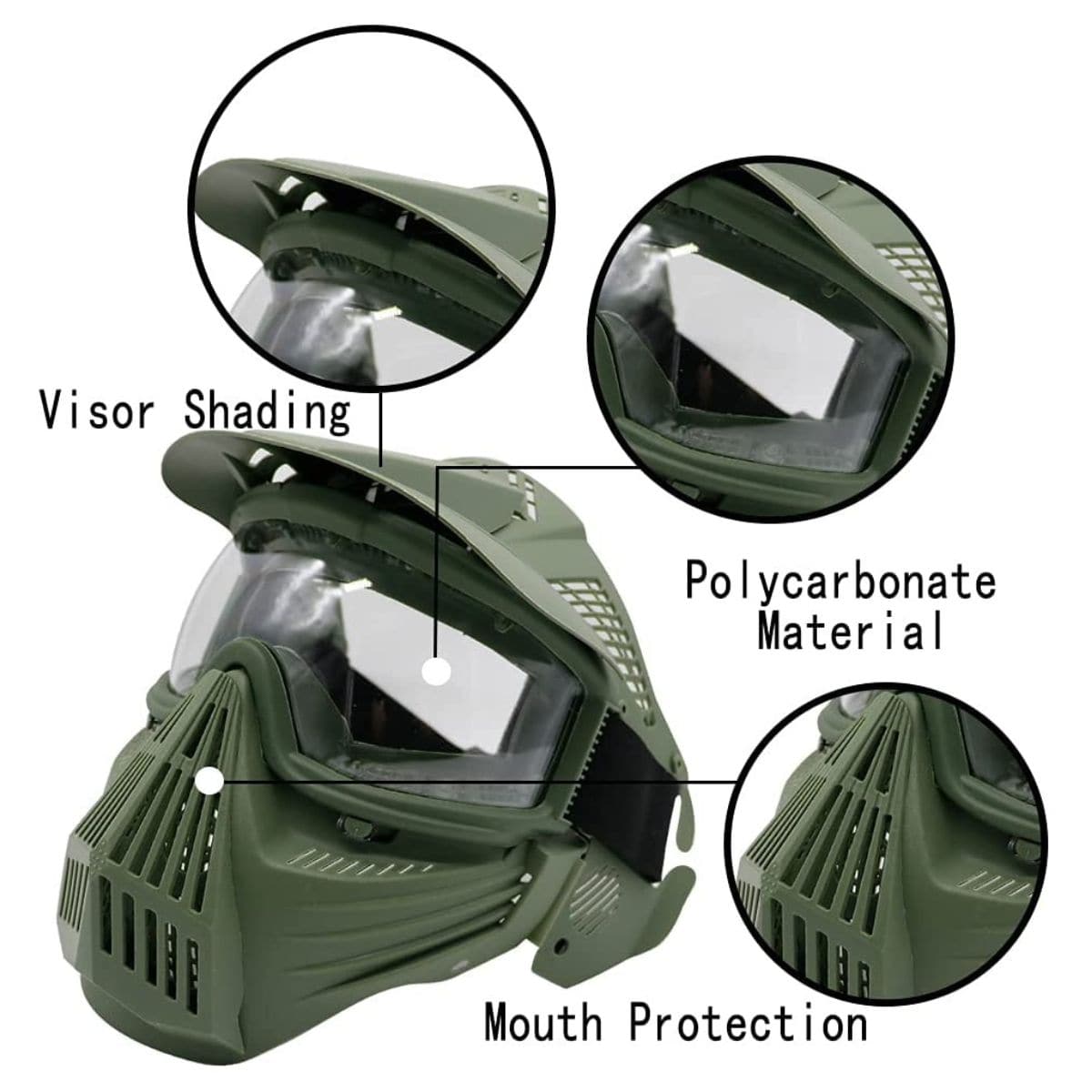 Tactical Game Mask - 44MA07 - Archery Equipment - OutdoorTravelGear.com