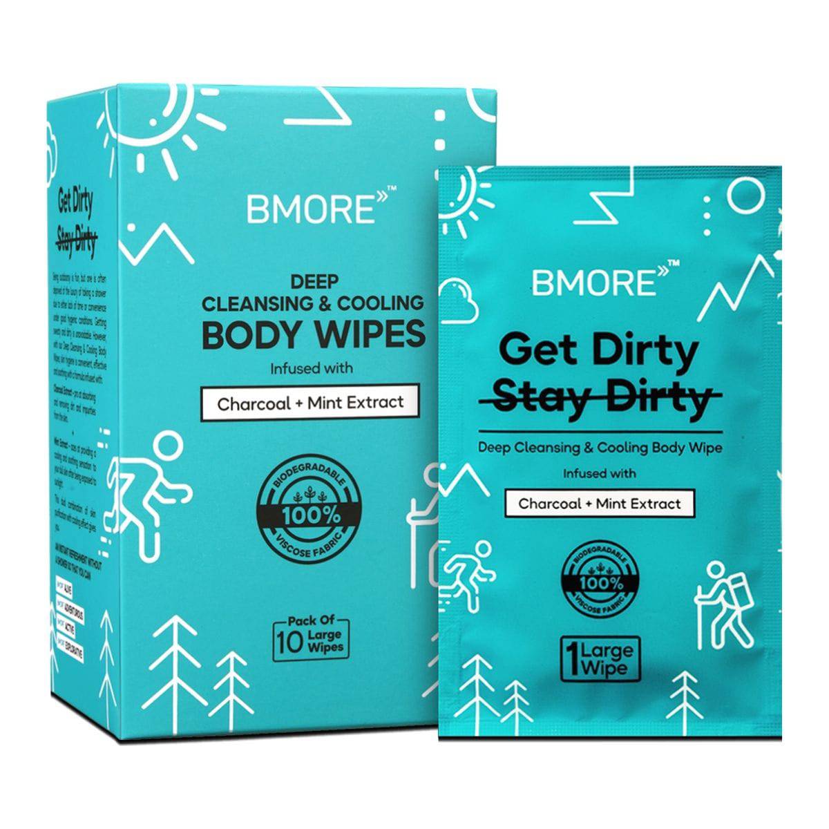 Body Wipes - Pack of 1 (10 Wipes)