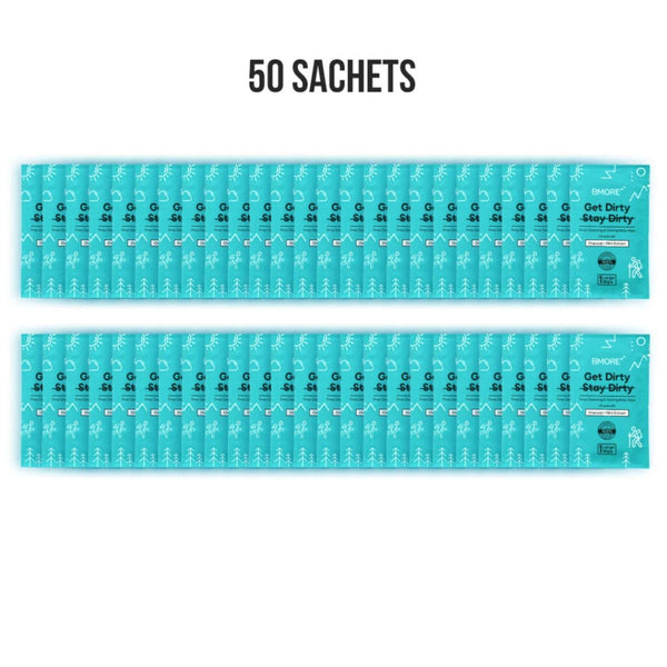 Body Wipes - Pack of 50 sachets - OutdoorTravelGear.com