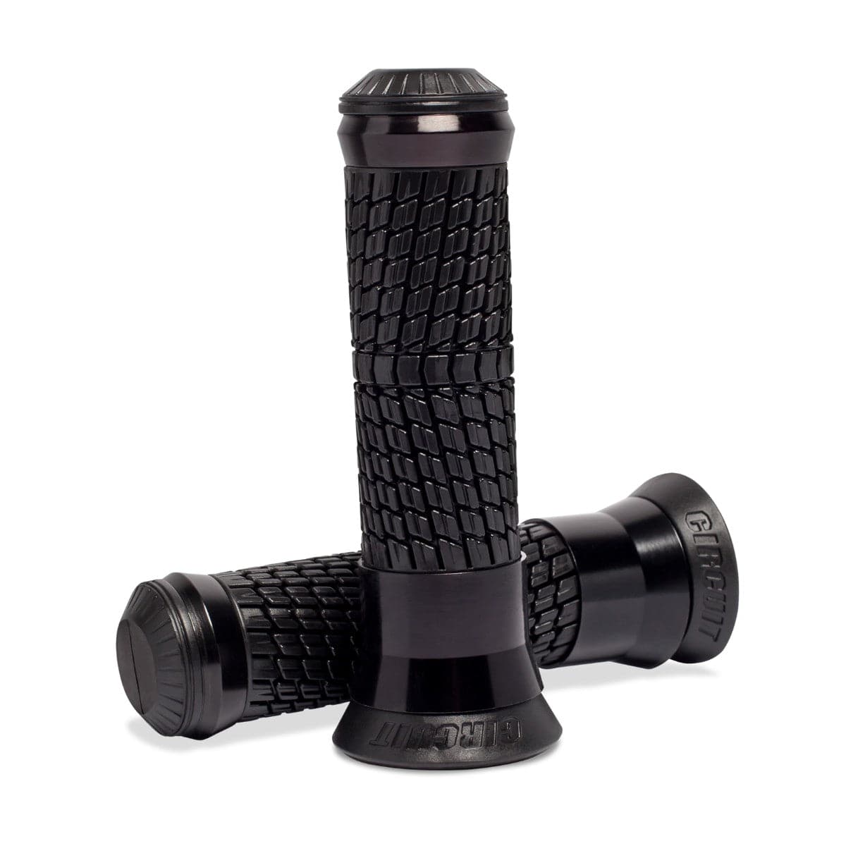 Storm Motorcycle Handlebar Grips - Black - OutdoorTravelGear.com