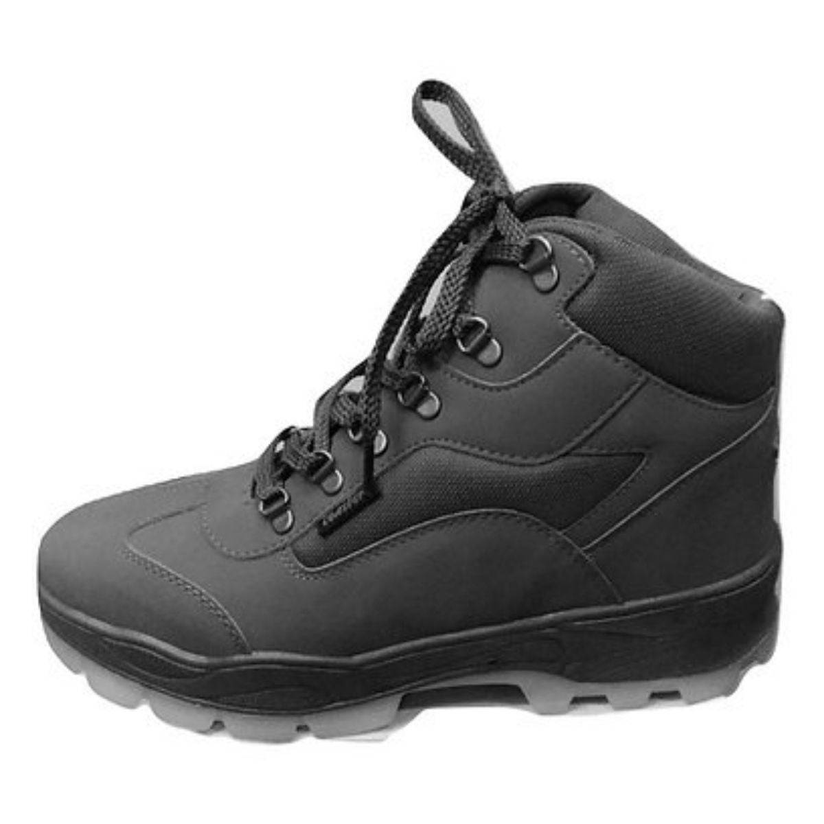 CTR OD-4 High Ankle Trekking and Hiking Shoes - Anti-skid Slip-resistant Mountain Boots - Black - OutdoorTravelGear.com