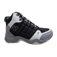 CTR Rub-600 High Ankle Trekking and Hiking Shoes - Light Grey + Black - OutdoorTravelGear.com